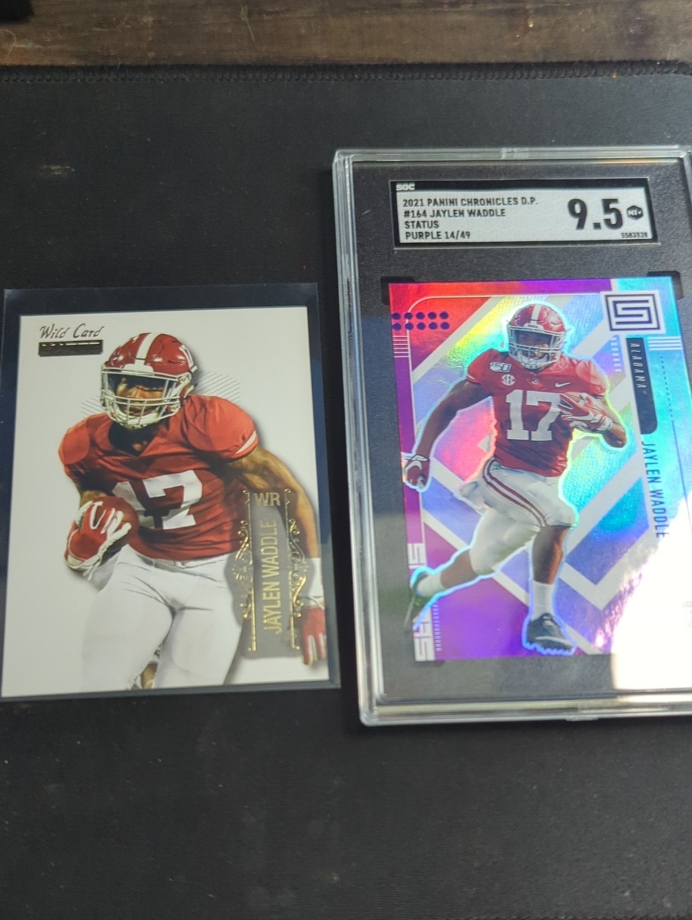 Lot Of Two Jaylen Waddle Rookie Cards